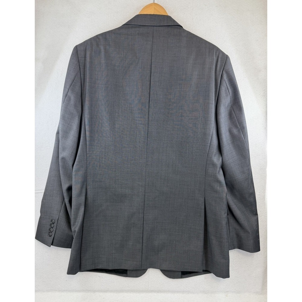 JOS A BANK Traveler's Collection Mens 43L Tailored Fit Wool Blazer Jacket Gray - Picture 8 of 11